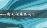 good同义词高级词汇（Bad的高级同义词是什么）