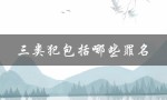 三类犯包括哪些罪名（继续犯罪名有哪些）