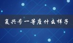 复兴号一等座什么样子（复兴号一等座车厢是什么）