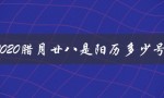 农历2020腊月廿八是阳历多少号（求解农历阳历转换方法）