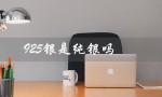 925银是纯银吗（925银一克多少钱）