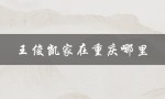 王俊凯家在重庆哪里（王俊凯家在重庆哪里）