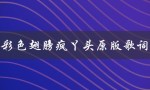 彩色翅膀疯丫头原版歌词（疯丫头主题曲是什么）