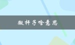 搬杆子啥意思（二杆子是什么）