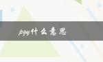 pgy什么意思（PGY是什么意思）