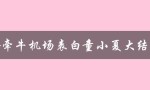 金牵牛机场表白童小夏大结局：爱情的力量超越距离和时间