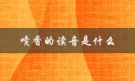 喷香的读音是什么（喷香的读音是什么）